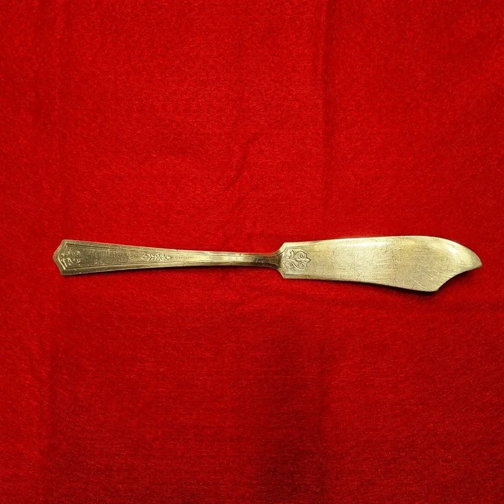 1881 Rogers A1 Silver-Plate Silverware - Butter Knife
